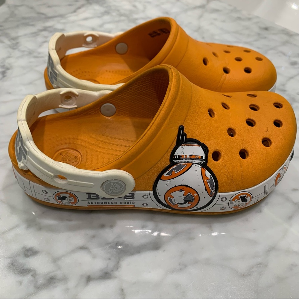 BB8 Orange Star Wars CROCS